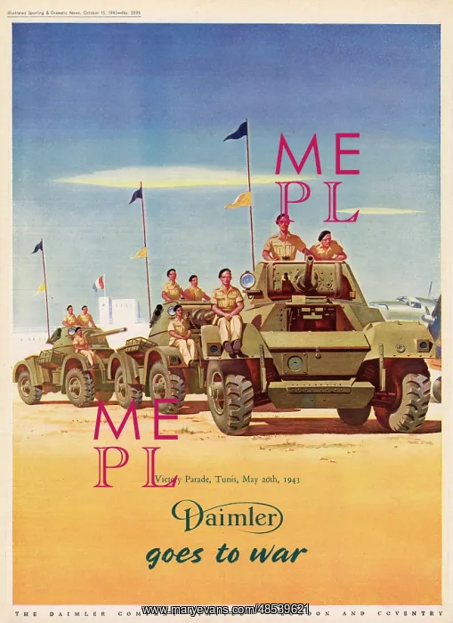 : Daimler advertisement, WWII : Daimler advertisement, WWII