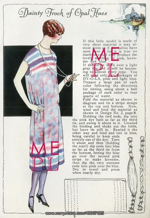  : Dainty frock of opal hues