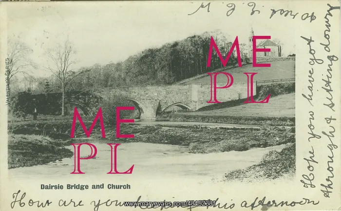 : Dairsie Bridge and Church : Dairsie Bridge and Church