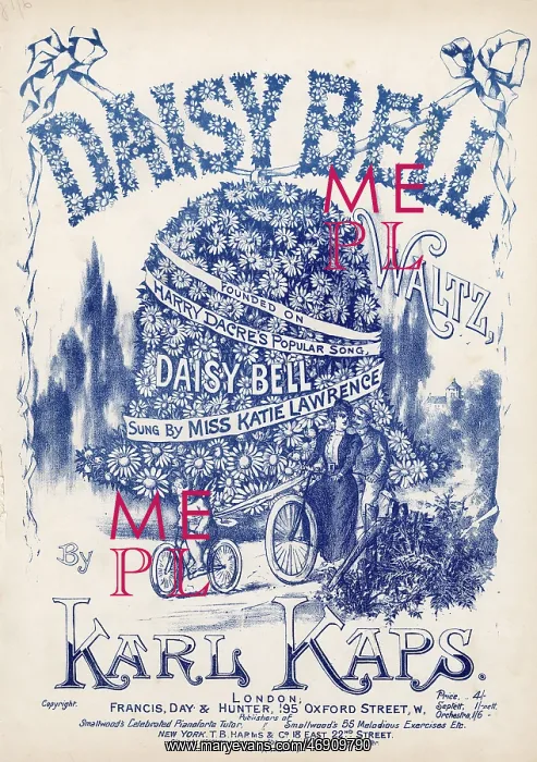 : Daisy Bell Waltz by Karl Kaps : Daisy Bell Waltz by Karl Kaps