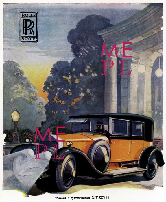 : Dalgety & Company Rolls Royce Advertisement : Dalgety & Company Rolls Royce Advertisement