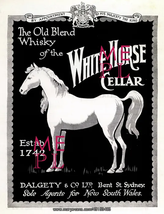 : Dalgety & Co White Horse Cellar Advertisement : Dalgety & Co White Horse Cellar Advertisement