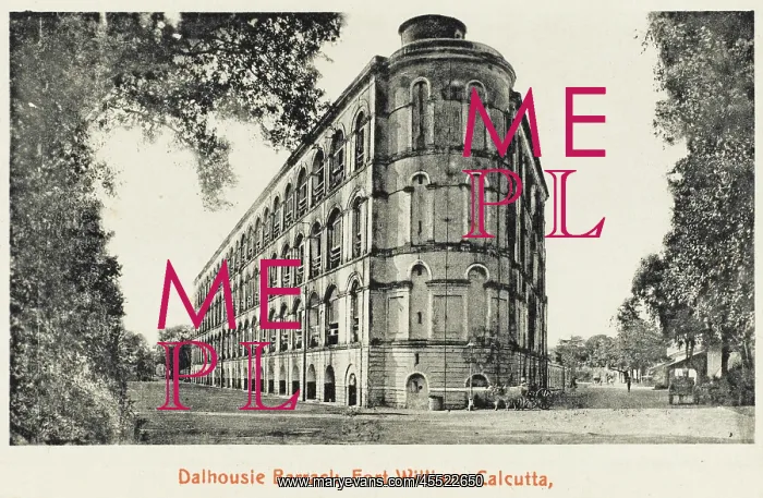 : Dalhousie Barrack building, Fort William, Calcutta : Dalhousie Barrack building, Fort William, Calcutta