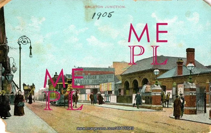 : Dalston Junction & Railway Station, Dalston, London : Dalston Junction & Railway Station, Dalston, London