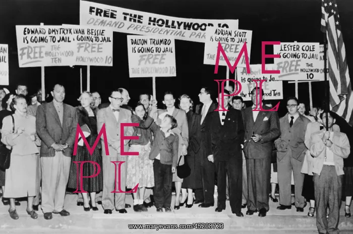 : Dalton Trumbo (1905-1976) surrounded by ? : Dalton Trumbo (1905-1976) surrounded by ?