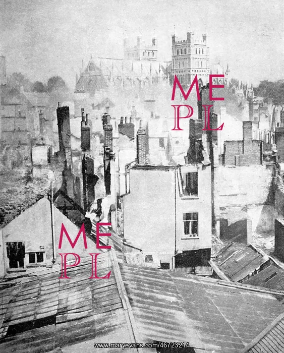 : Damage to Exeter during WW2 - Baedeker Blitz : Damage to Exeter during WW2 - Baedeker Blitz