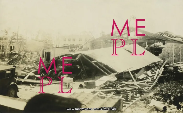 : Damage in Florida after of the 1928 Okeechobee Hurricane : Damage in Florida after of the 1928 Okeechobee Hurricane