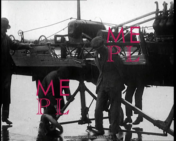 : A Damaged Plane From One Of Hubert Latham's : A Damaged Plane From One Of Hubert Latham's