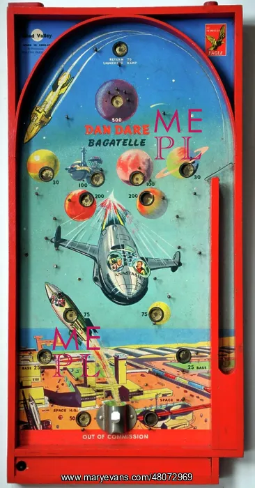 : Dan Dare Bagatelle game : Dan Dare Bagatelle game