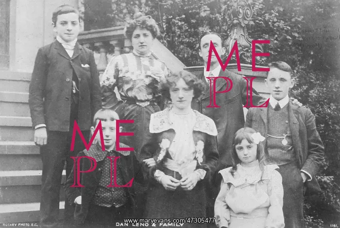 : Dan Leno - Family Postcard : Dan Leno - Family Postcard