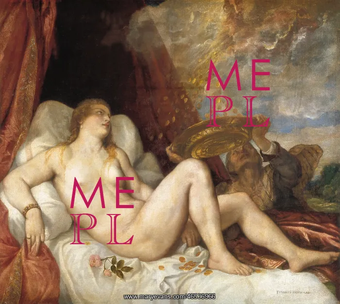 : Danae and the Golden Rain, by Titian : Danae and the Golden Rain, by Titian