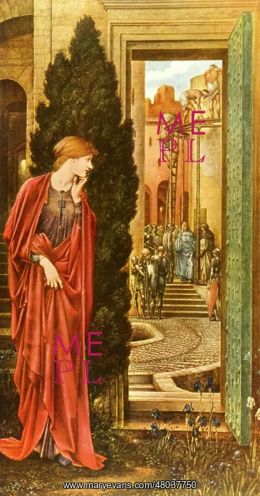 : Danae, or the Tower of Brass, by Edward Burne-Jones : Danae, or the Tower of Brass, by Edward Burne-Jones