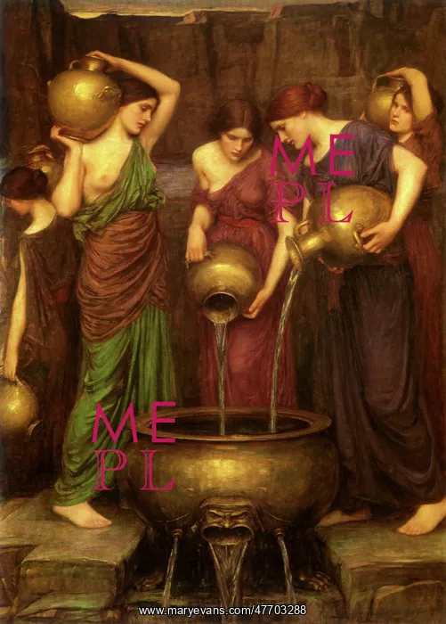 : The Danaides, by J W Waterhouse : The Danaides, by J W Waterhouse