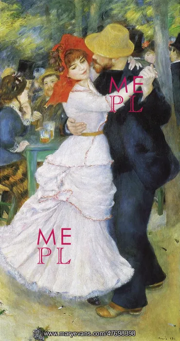 : Dance at Bougival, by Renoir : Dance at Bougival, by Renoir
