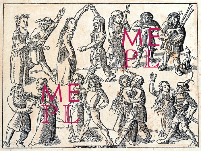  : dance, dancers, dancing couples on a meadow
