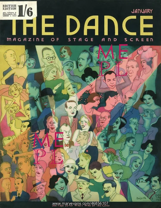 : The Dance magazine front cover 1931 : The Dance magazine front cover 1931
