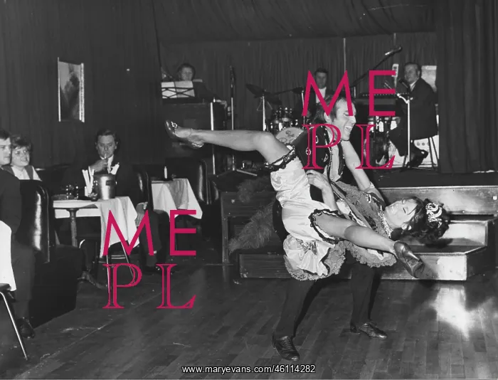 : Dance performance in Cabaret Renz in Vienna. About 1975 : Dance performance in Cabaret Renz in Vienna. About 1975