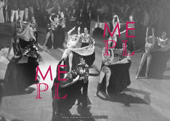 : Dance performance at the Filmball in 1937 : Dance performance at the Filmball in 1937