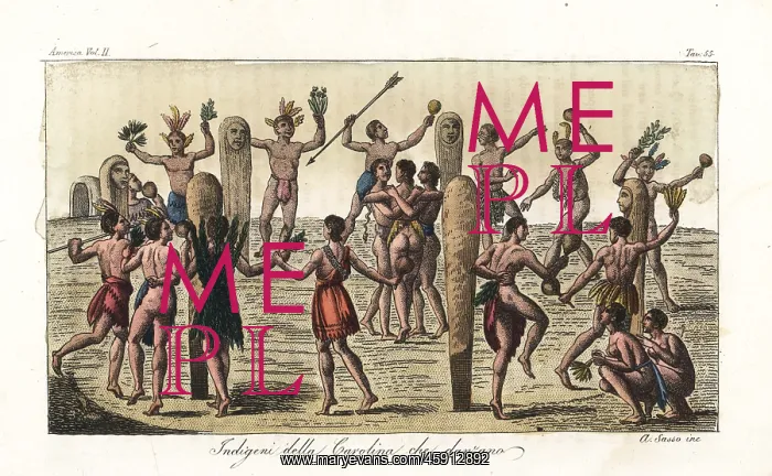 : Dance of the Powhatan Native Americans of : Dance of the Powhatan Native Americans of