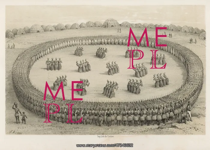 : Dance of Zulus, 1840 : Dance of Zulus, 1840