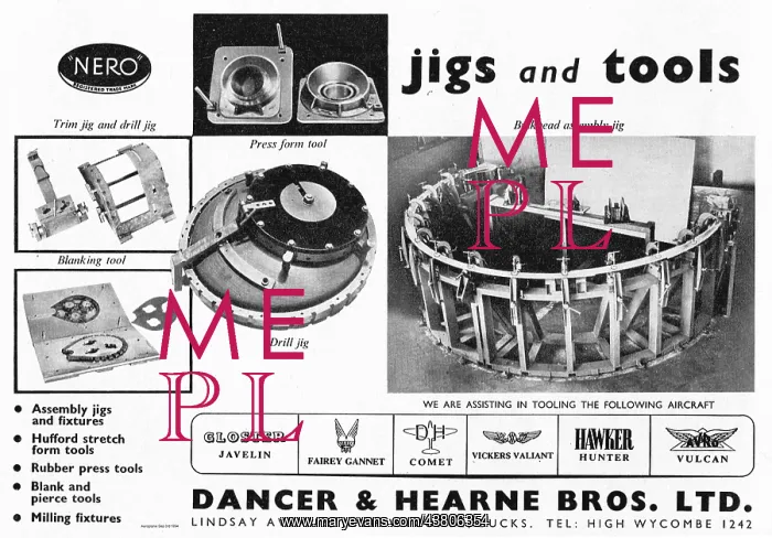 : Dancer & Hearne Jigs & Tools For The Aircraft Industry : Dancer & Hearne Jigs & Tools For The Aircraft Industry