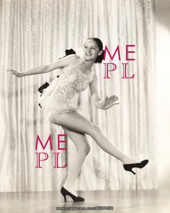 : Dancer kicking up her heels on stage : Dancer kicking up her heels on stage