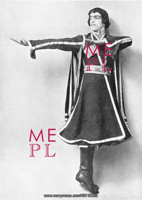  : The dancer Leonide Massine, London, 1919