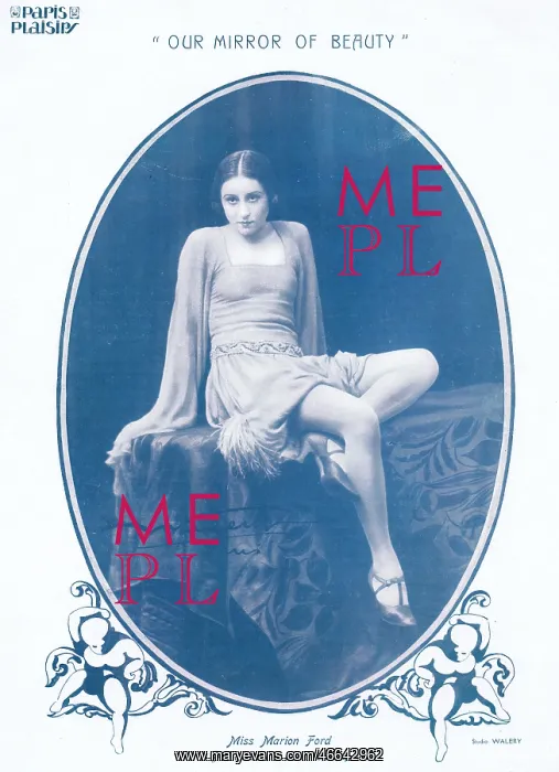  : The dancer Marion Forde, Paris, 1923