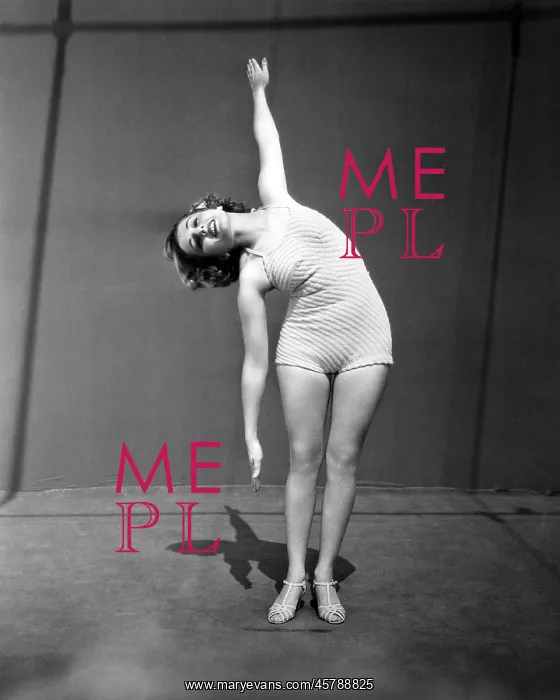 : Dancer performing a side bend : Dancer performing a side bend