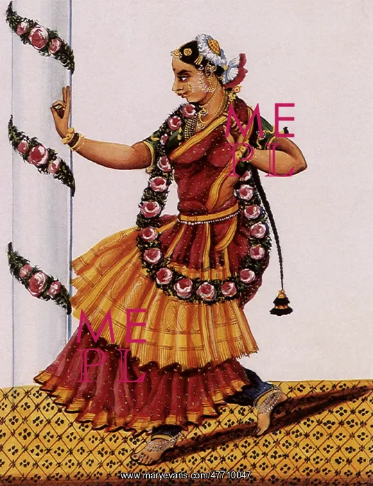  : Dancer Wearing Garland