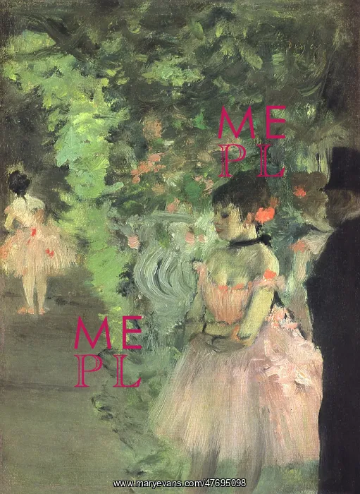  : Dancers Backstage, by Degas