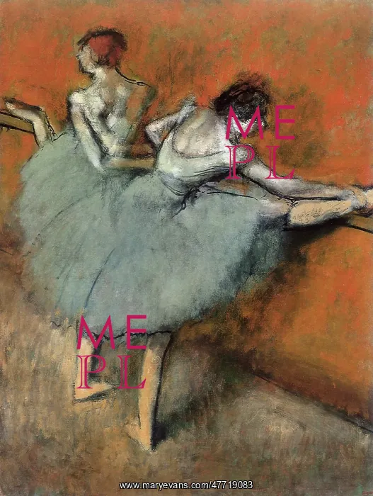 : Dancers at the Barre, by Degas : Dancers at the Barre, by Degas