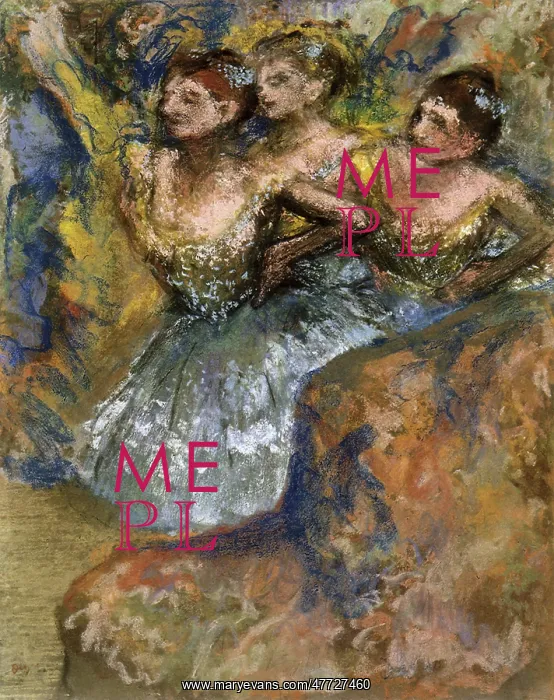  : Three Dancers, by Degas