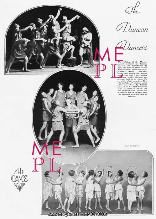 : The dancers from the Isadora Duncan Moscow school of dancing : The dancers from the Isadora Duncan Moscow school of dancing