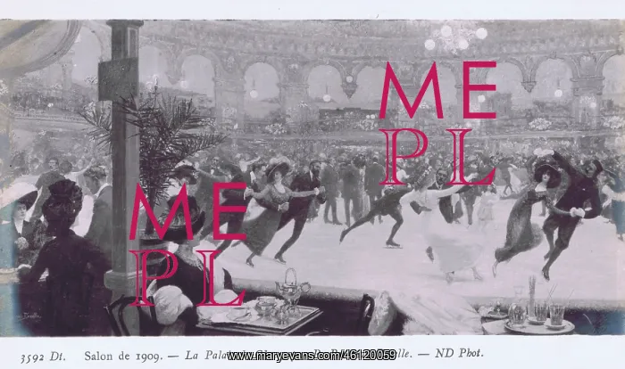 : Dancers at the Palais de Glace, Paris, 1909 : Dancers at the Palais de Glace, Paris, 1909