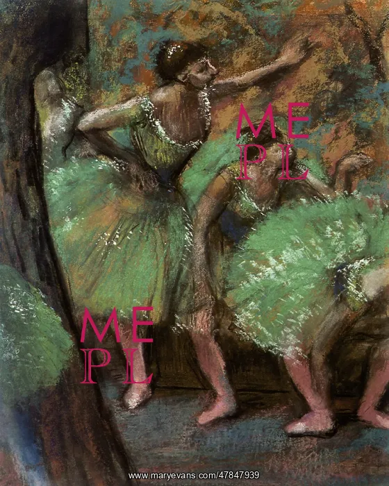  : Dancers Resting, by Degas