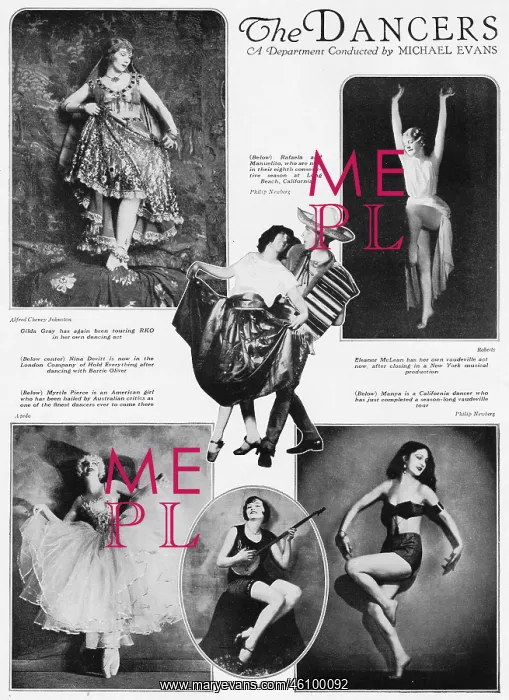 : The dancers of Variety, 1929 1-2 : The dancers of Variety, 1929 1-2