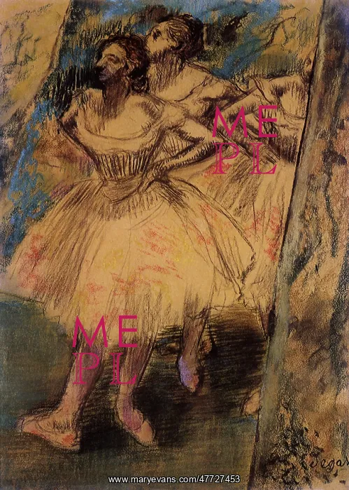  : Three Dancers in the Wings, by Degas