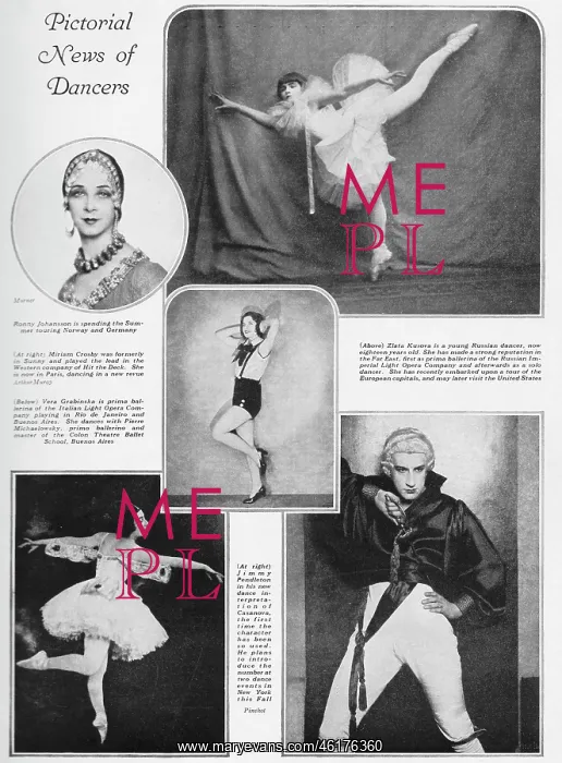 : Dancers around the world, 1929 2-2 : Dancers around the world, 1929 2-2