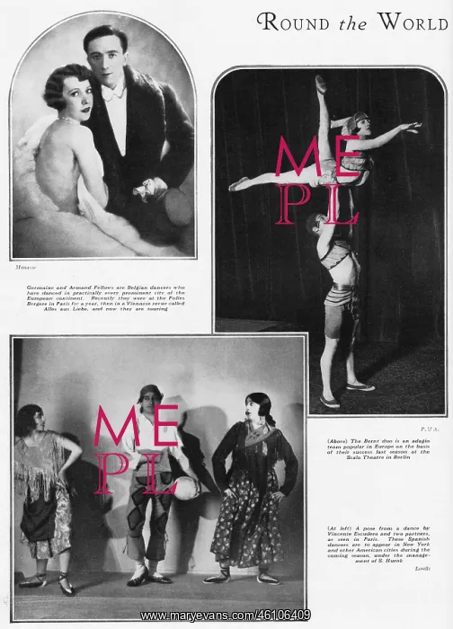 : Dancers from around the world, 1929 : Dancers from around the world, 1929