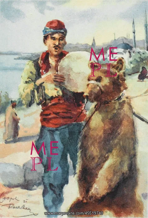  : A dancing bear and musician