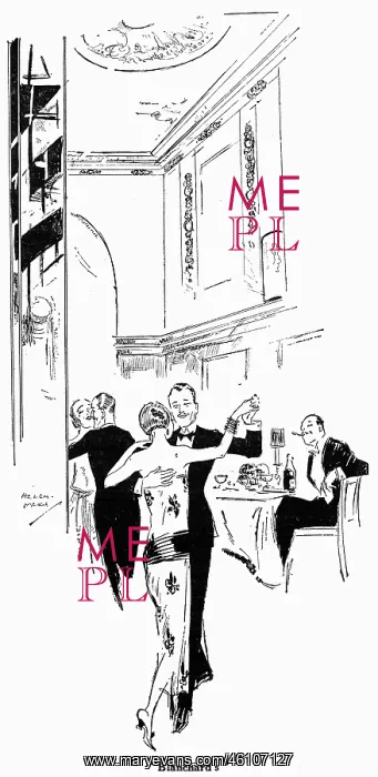 : Dancing at Blanchard's nightclub, 1924 : Dancing at Blanchard's nightclub, 1924