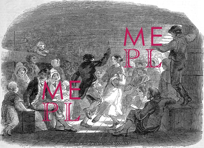 : Dancing on an Emigrant Ship 1850 : Dancing on an Emigrant Ship 1850