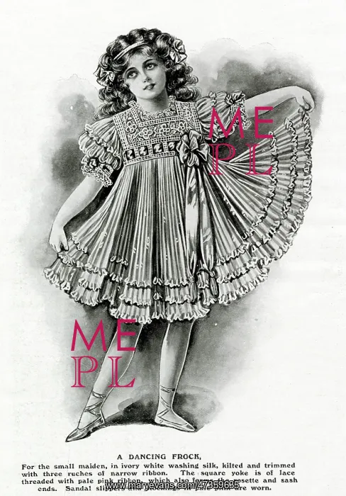 : Dancing Frock 1909 : Dancing Frock 1909