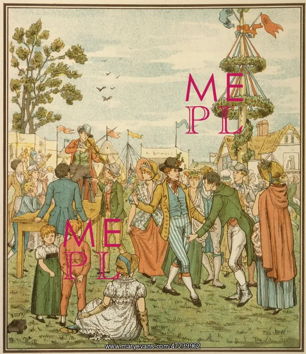 : DANCING NEAR MAYPOLE : DANCING NEAR MAYPOLE