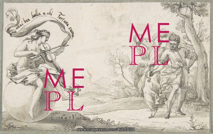 : A Dancing Pair Accompanied by a Blindfolded Fortune : A Dancing Pair Accompanied by a Blindfolded Fortune