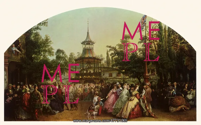 : The Dancing Platform at Cremorne Gardens : The Dancing Platform at Cremorne Gardens