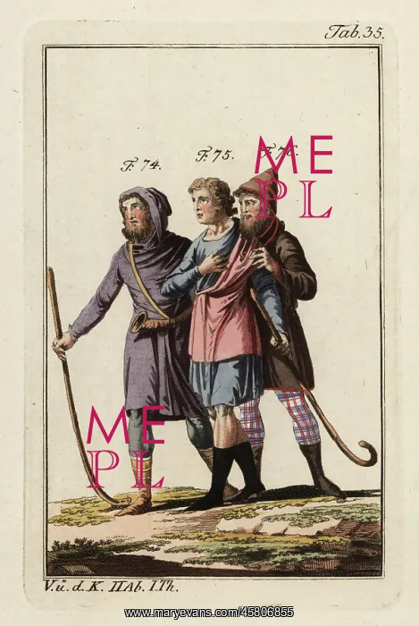 : Three Danes of the lower classes : Three Danes of the lower classes