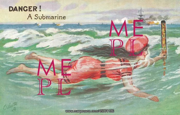 : Danger! A Submarine, WW1 : Danger! A Submarine, WW1