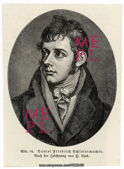  : DANIEL F. SCHLEIERMACHER
